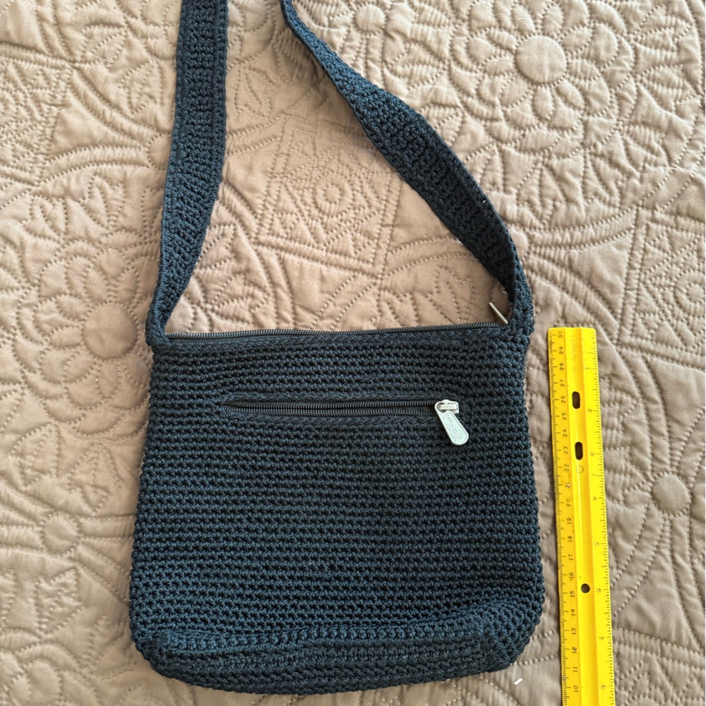 The Sak Black Crossbody Bag with Textured Fabric